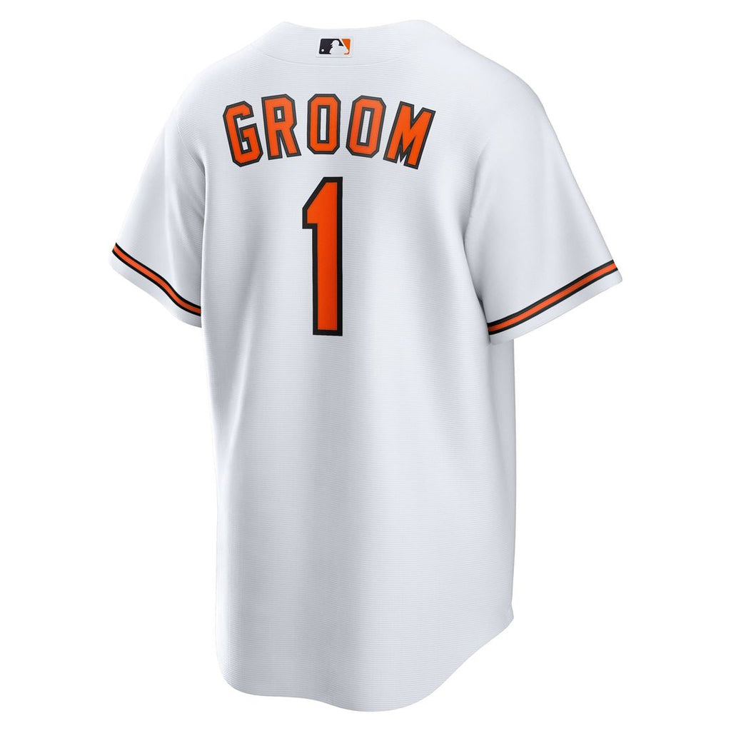 Baltimore Orioles Nike #1 Groom Home Replica Baseball Jersey - White