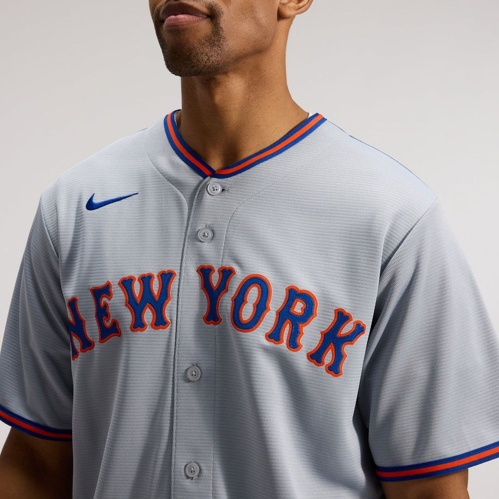 New York Mets Nike Juan Soto Road Replica Baseball Jersey - Gray