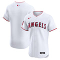 Los Angeles Angels Nike Home Elite Baseball Jersey - White