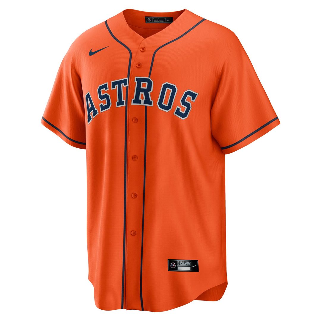 Houston Astros Nike Cam Smith Alternate Replica Baseball Jersey - Orange