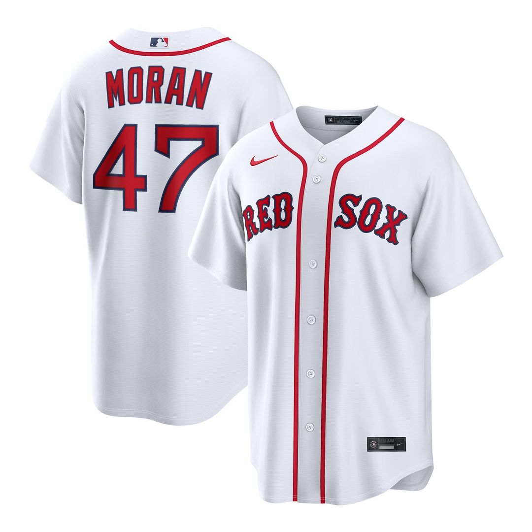 Boston Red Sox Nike Jovani Moran Home Replica Baseball Jersey - White
