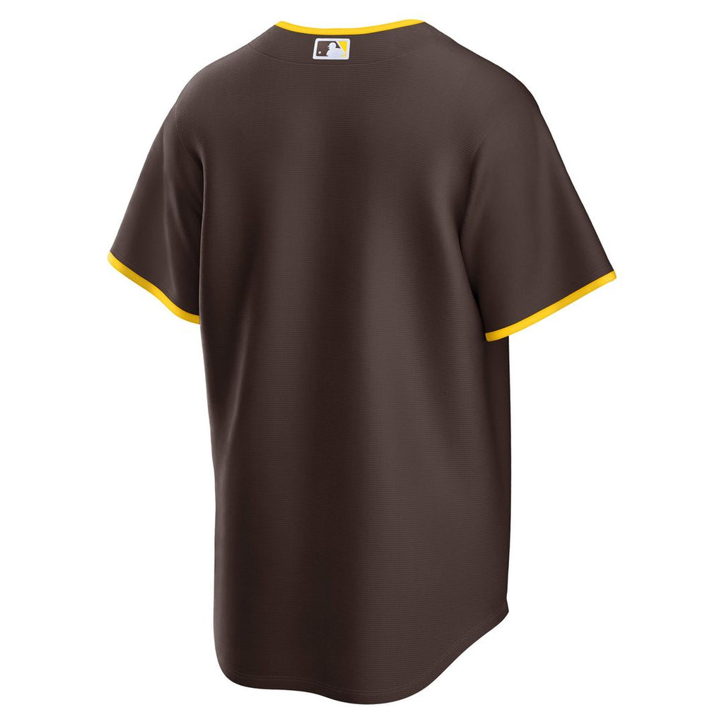 San Diego Padres Nike Road Replica Baseball Jersey - Brown