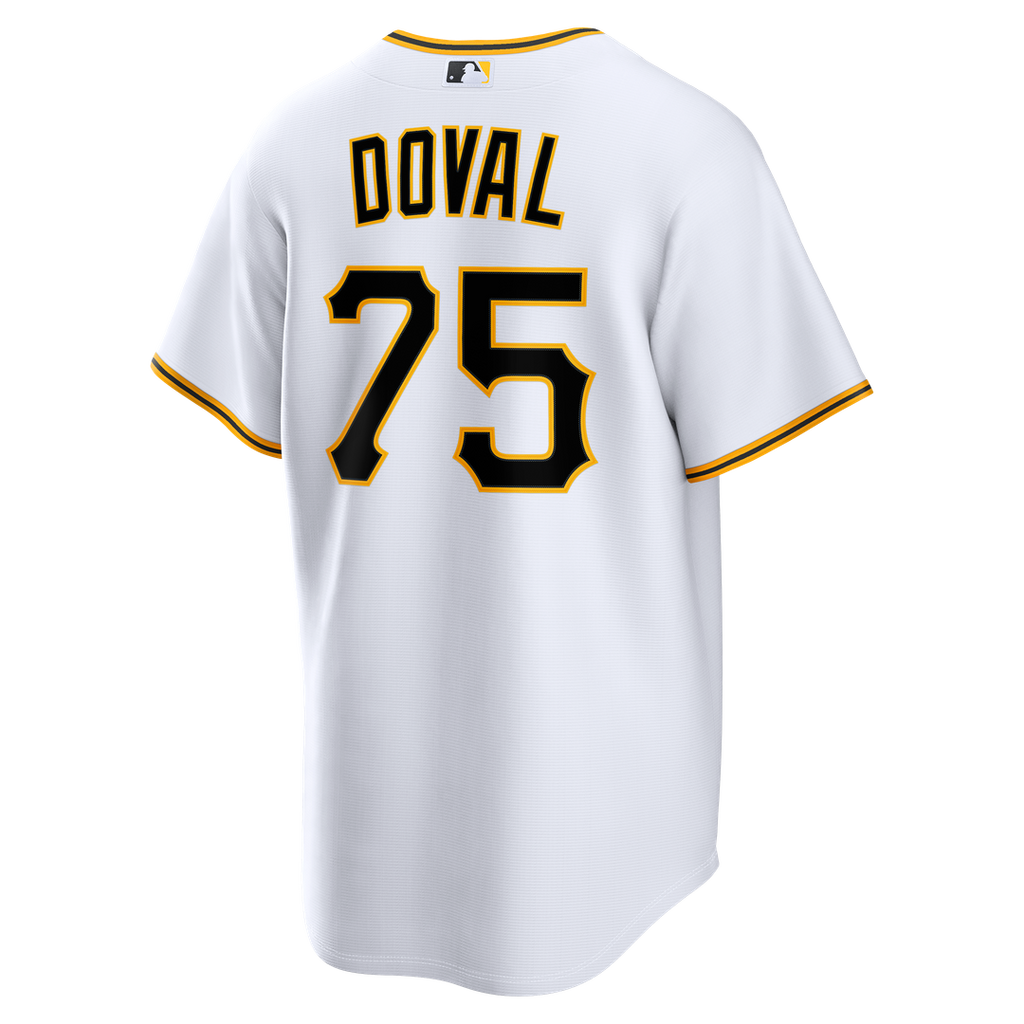 Pittsburgh Pirates Nike Camilo Doval Home Replica Baseball Jersey - White