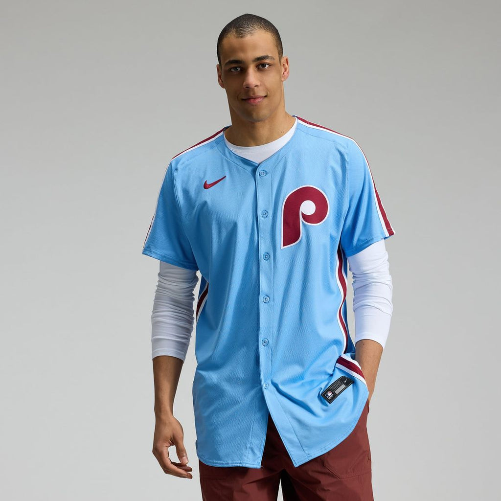 Philadelphia Phillies Nike Home Elite Baseball Jersey - White
