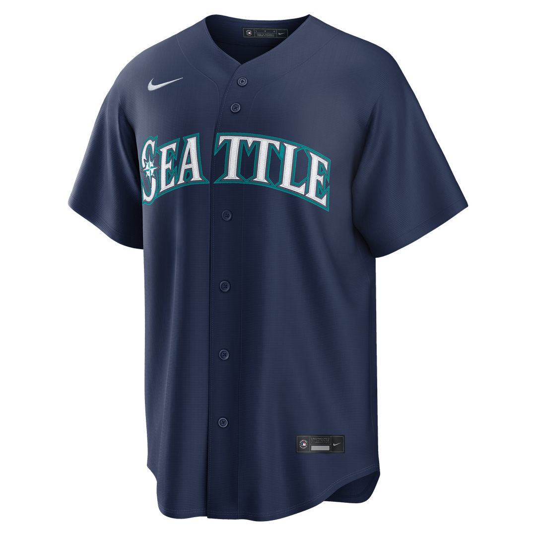Seattle Mariners Nike Cal Raleigh Alternate Replica Baseball Jersey - Cream