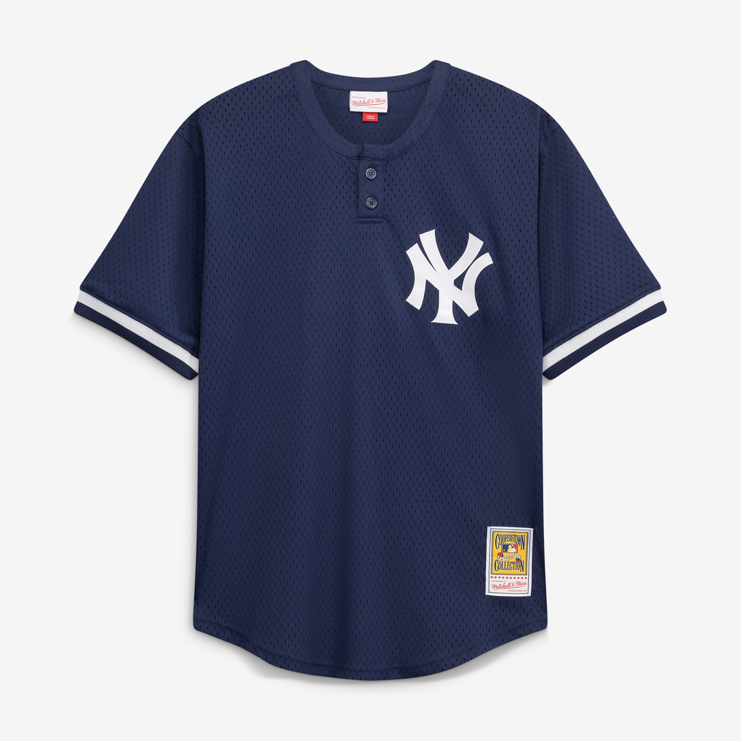 New York Yankees Mitchell & Ness Derek Jeter Big & Tall Batting Practice Replica Baseball Jersey - Navy