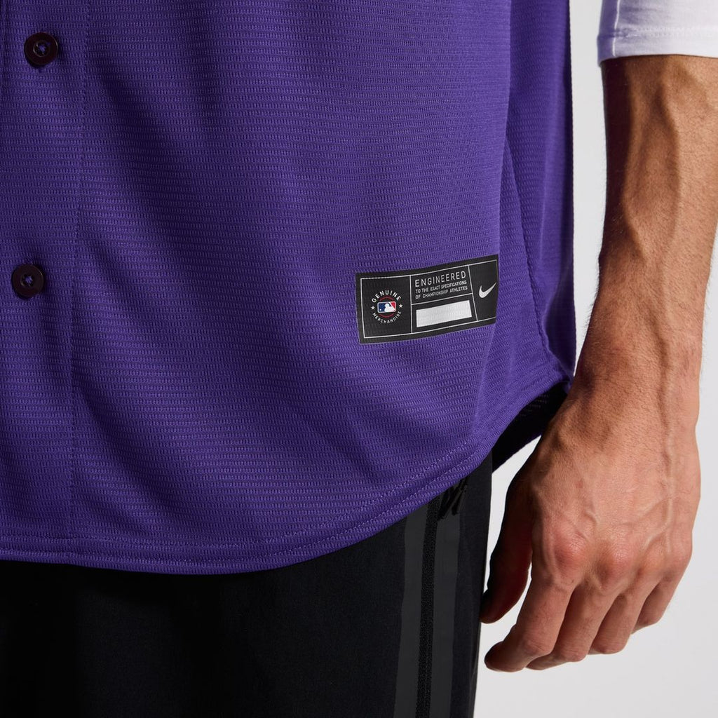 Colorado Rockies Nike Alternate Replica Team Baseball Jersey - Purple