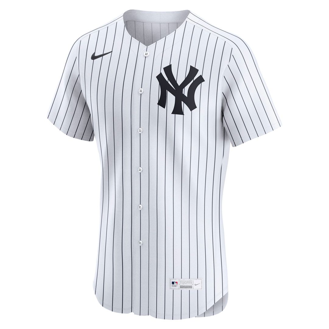 New York Yankees Nike Home Elite Baseball Jersey - White