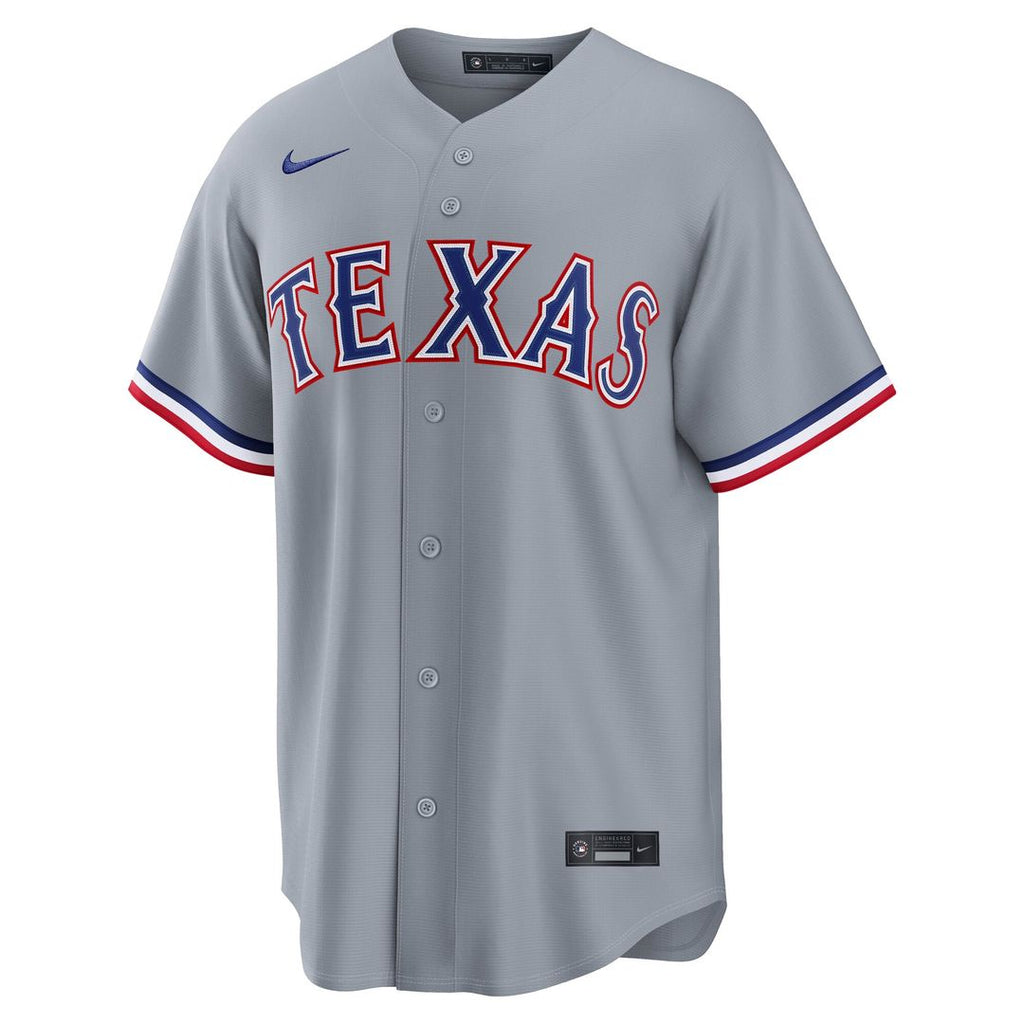 Texas Rangers Nike Corey Seager Road Replica Baseball Jersey - Gray