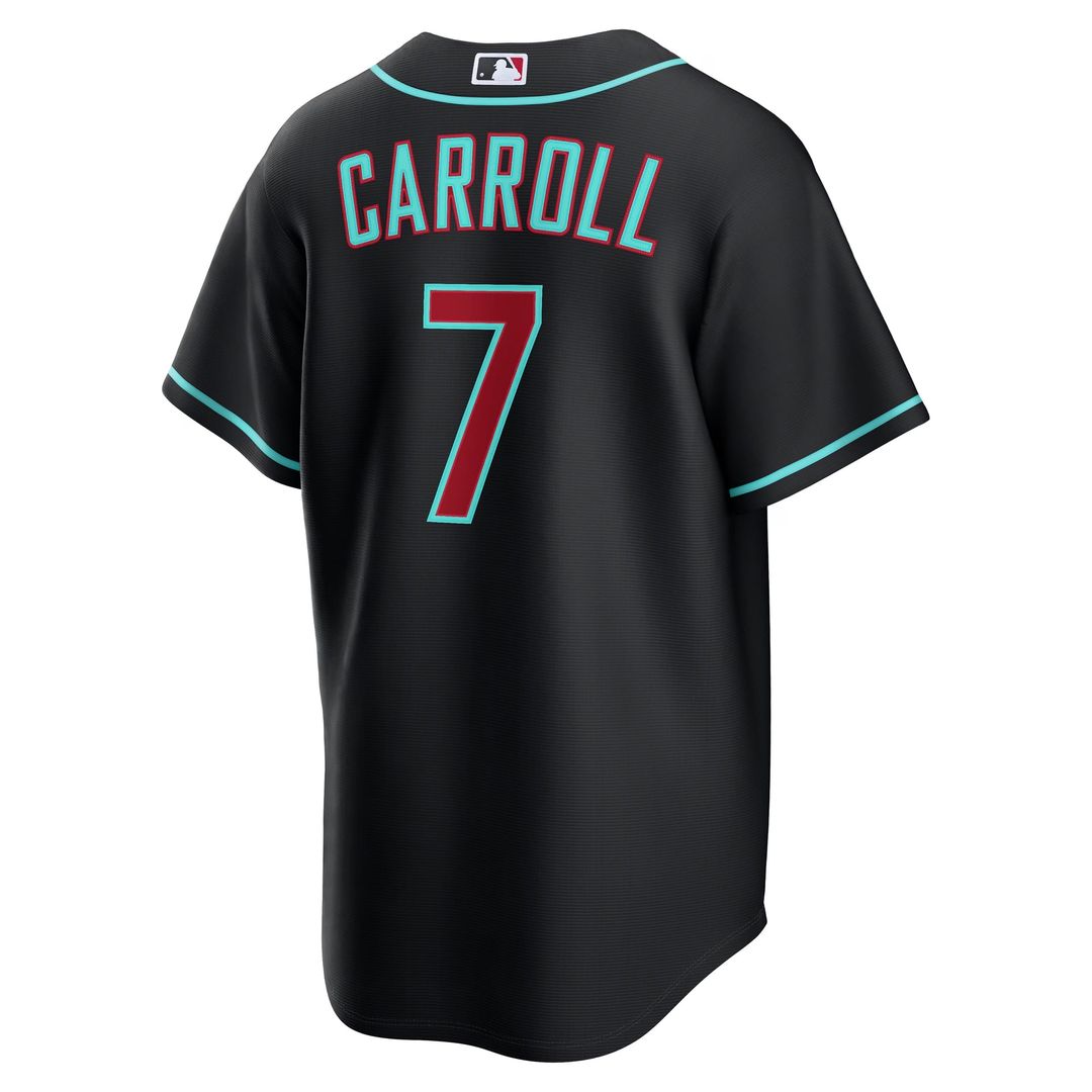 Arizona Diamondbacks Nike Corbin Carroll Road Replica Baseball Jersey - Gray