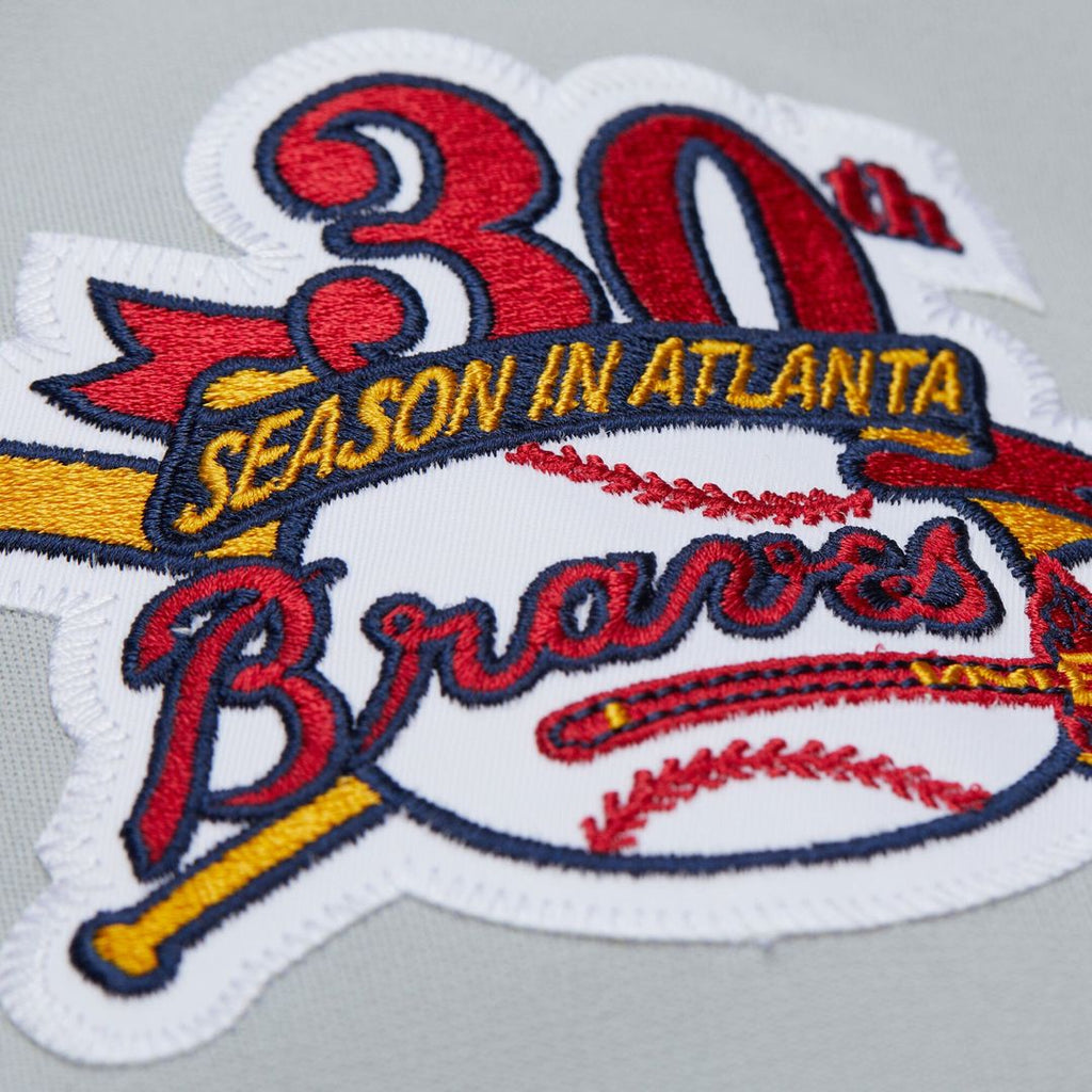 Atlanta Braves Mitchell & Ness Greg Maddux 1995 Throwback Authentic Baseball Jersey - Gray