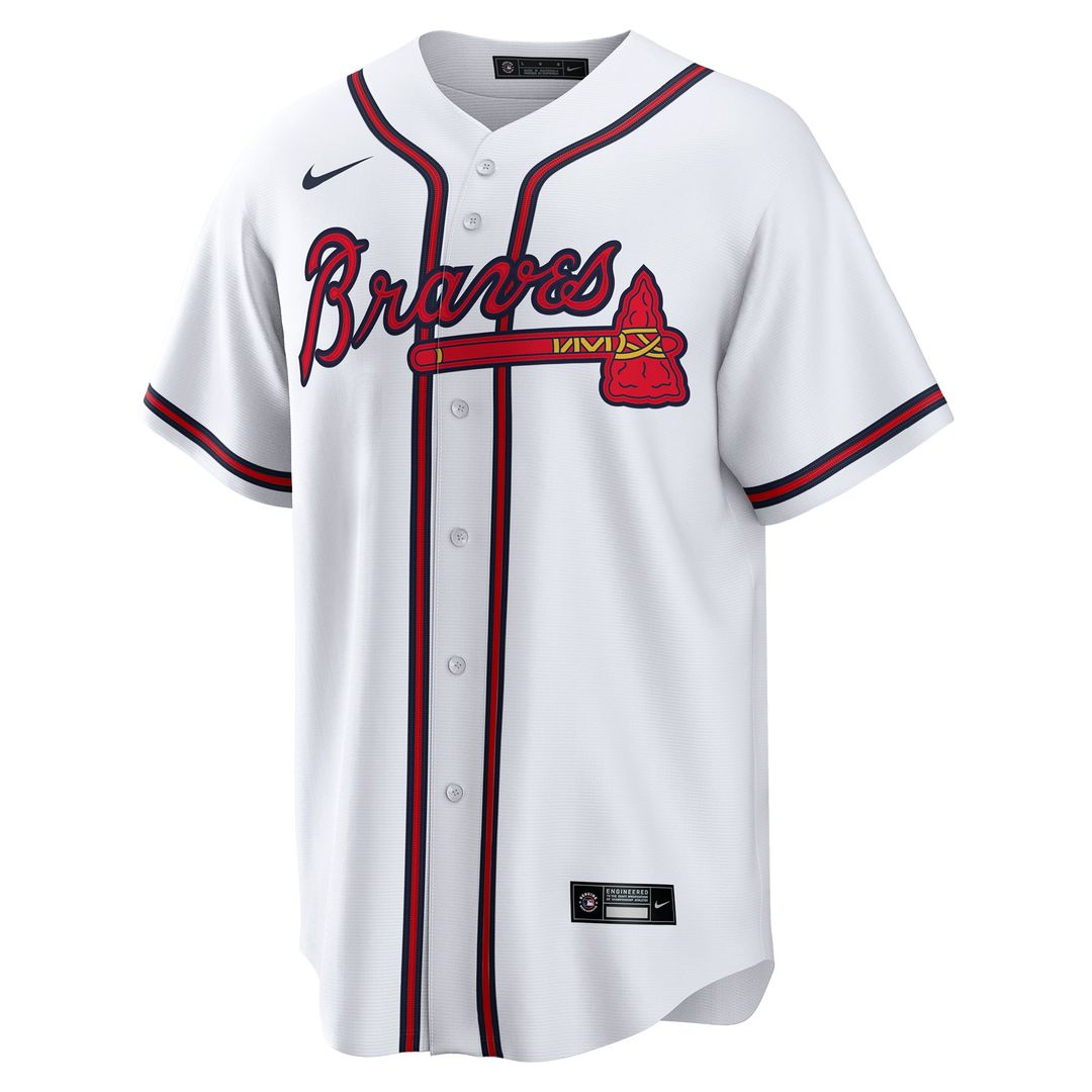 Atlanta Braves Nike Joe Jiménez Home Replica Baseball Jersey - White