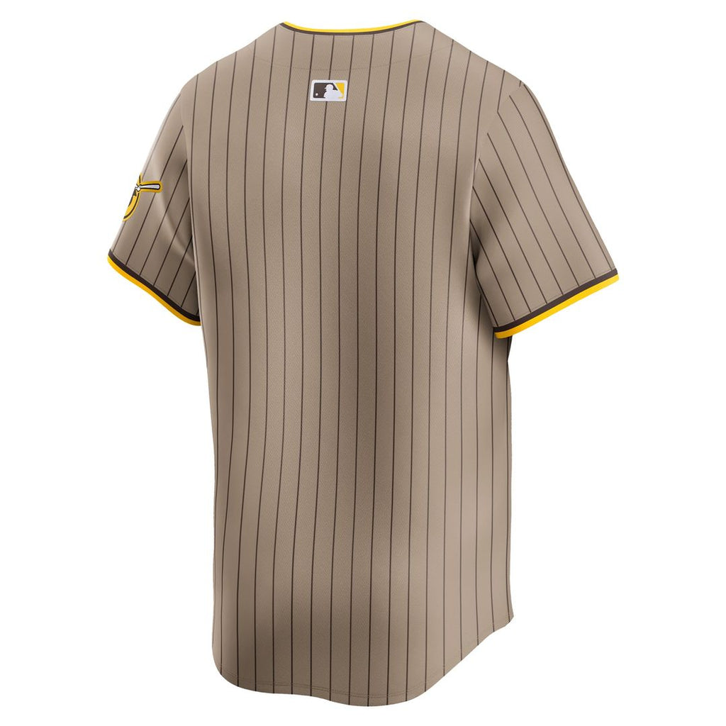 San Diego Padres Nike Alternate Limited Baseball Jersey - Khaki