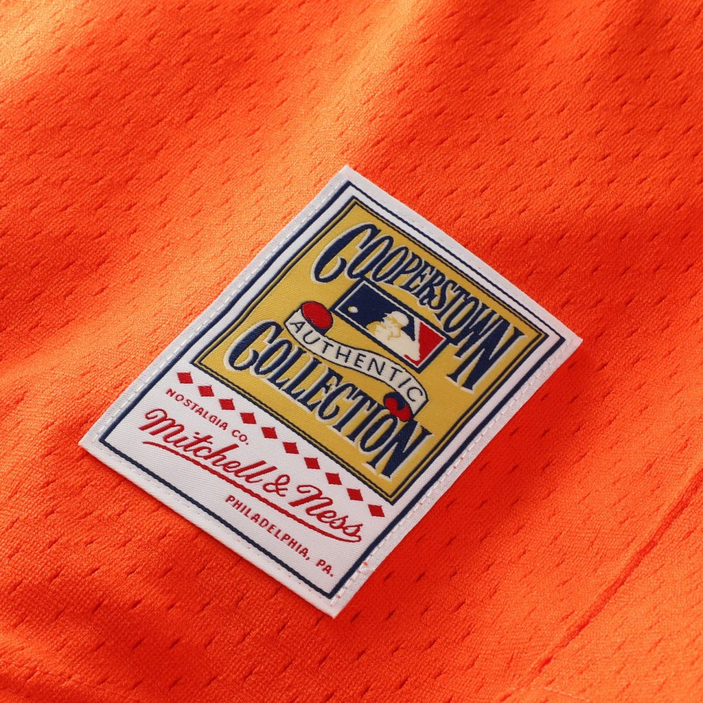 Detroit Tigers Mitchell & Ness Kirk Gibson Cooperstown Collection Mesh Batting Practice Button-Up Baseball Jersey - Orange