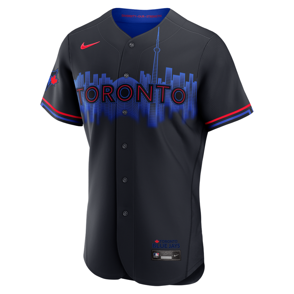 Toronto Blue Jays Nike City Connect Authentic Baseball Jersey - Navy
