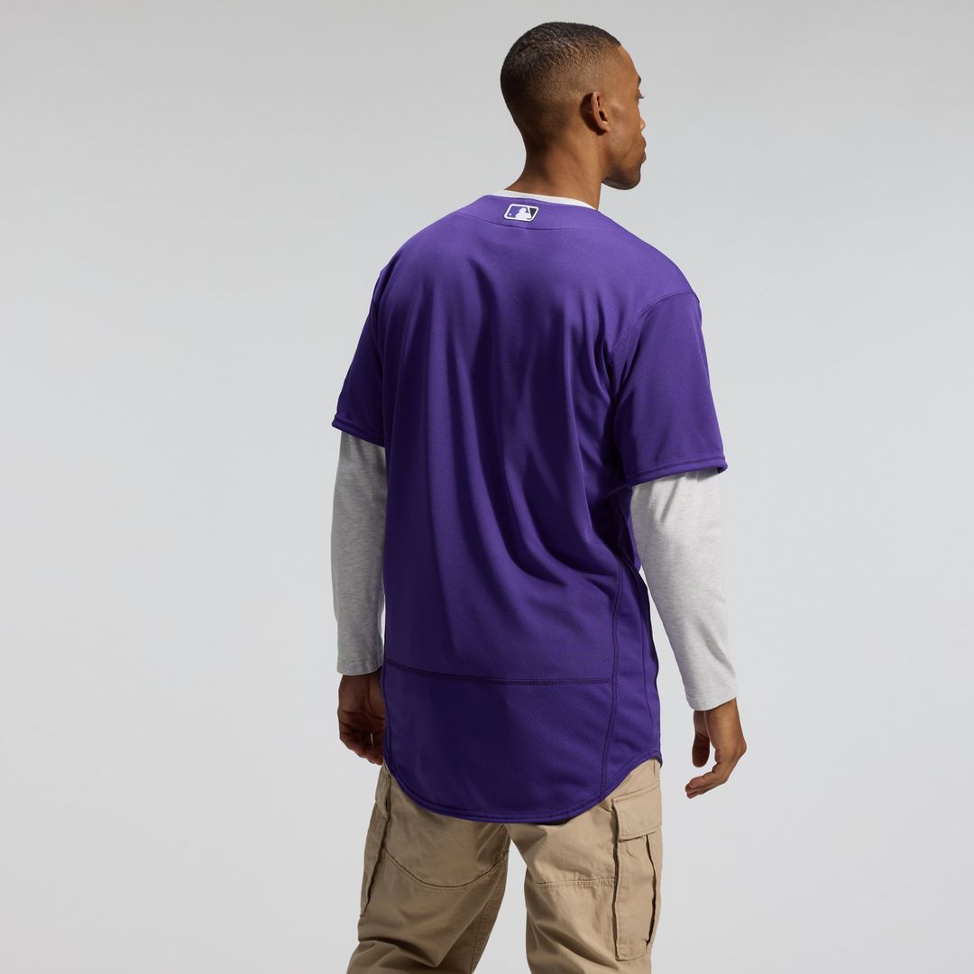 Colorado Rockies Nike Alternate Authentic Baseball Jersey - Purple