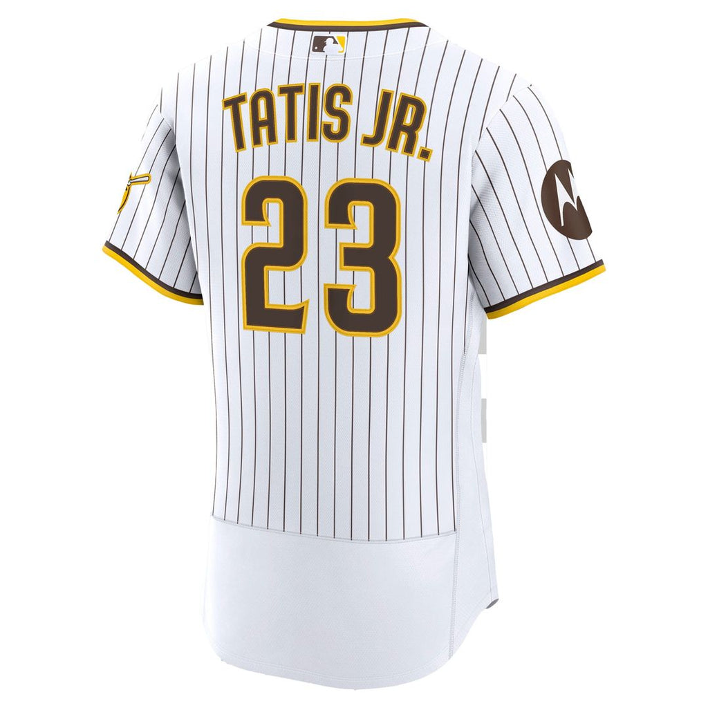 San Diego Padres Nike Fernando Tatis Jr. Alternate Authentic Sponsor Patch Baseball Jersey - Sand