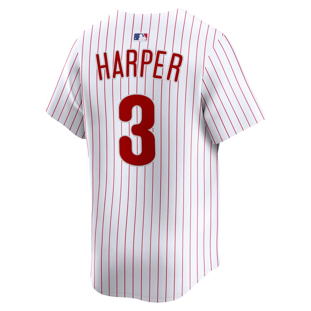 Philadelphia Phillies Nike Bryce Harper Home Limited Baseball Jersey - White