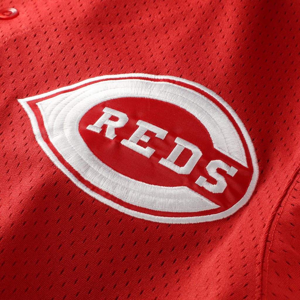 Cincinnati Reds Mitchell & Ness Deion Sanders Big & Tall Cooperstown Mesh Batting Practice Baseball Jersey - Red