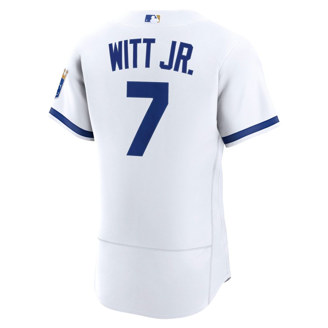 Kansas City Royals Nike Bobby Witt Jr. Authentic Baseball Jersey - White