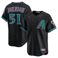 Arizona Diamondbacks Nike Randy Johnson Throwback Cooperstown Collection Limited Baseball Jersey - Black