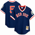 Boston Red Sox Mitchell & Ness Nomar Garciaparra Big & Tall Cooperstown Mesh Batting Practice Baseball Jersey - Navy