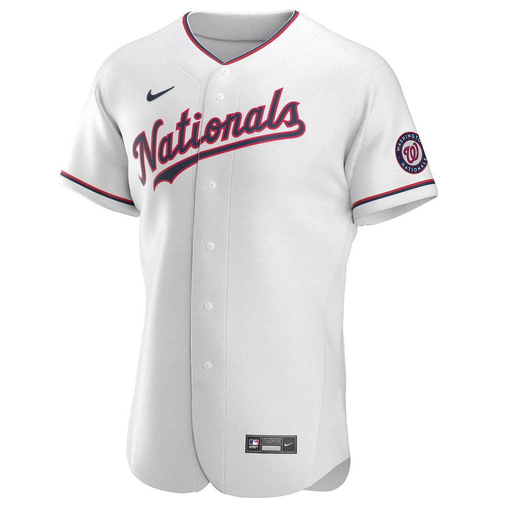 Washington Nationals Nike Alternate Authentic Team Baseball Jersey - White