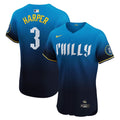 Philadelphia Phillies Nike Bryce Harper City Connect Elite Baseball Jersey - Navy