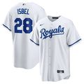 Kansas City Royals Nike Kyle Isbel Home Replica Baseball Jersey - White