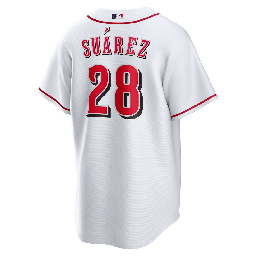 Cincinnati Reds Nike Eugenio Suárez Home Replica Baseball Jersey - White