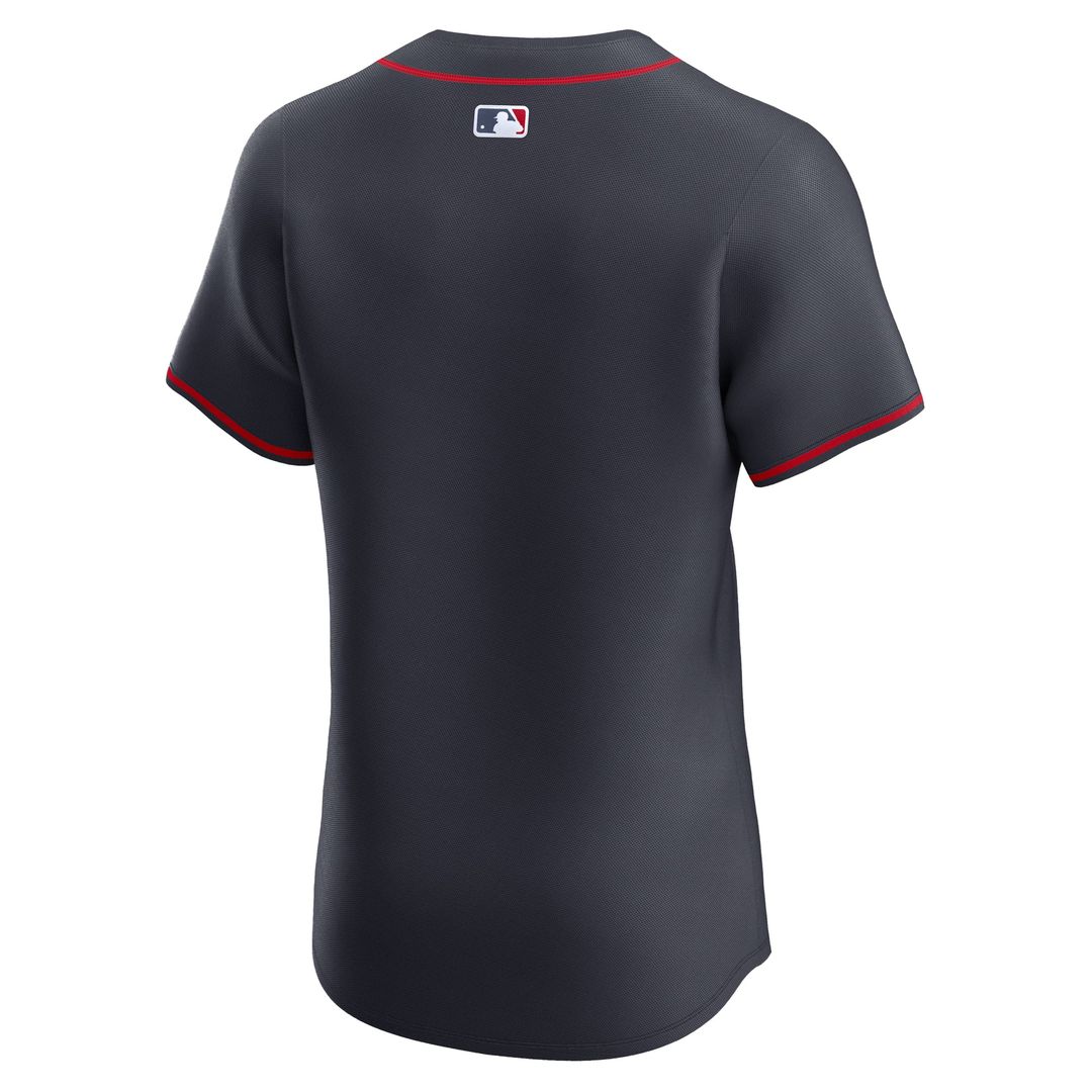 Atlanta Braves Nike Alternate Elite Baseball Jersey - Navy
