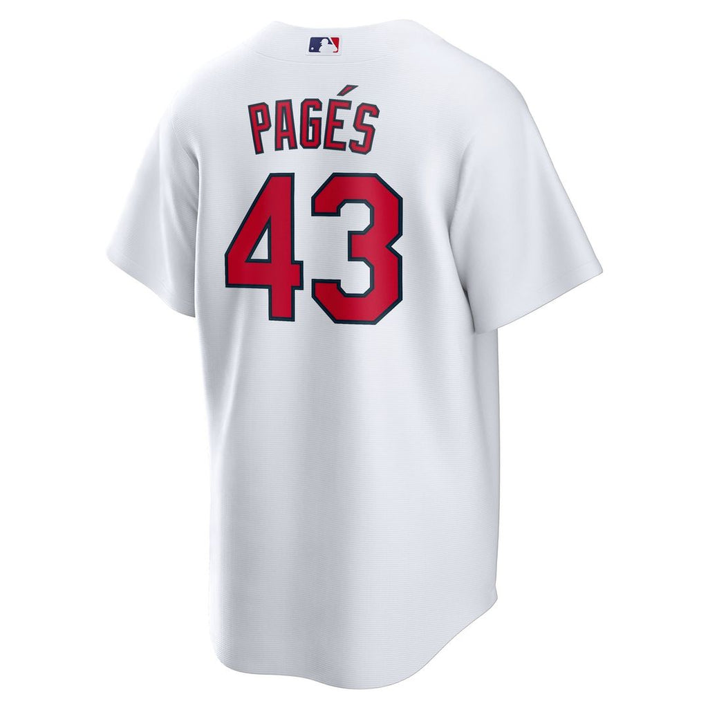 St. Louis Cardinals Nike Pedro Pagés Home Replica Baseball Jersey - White