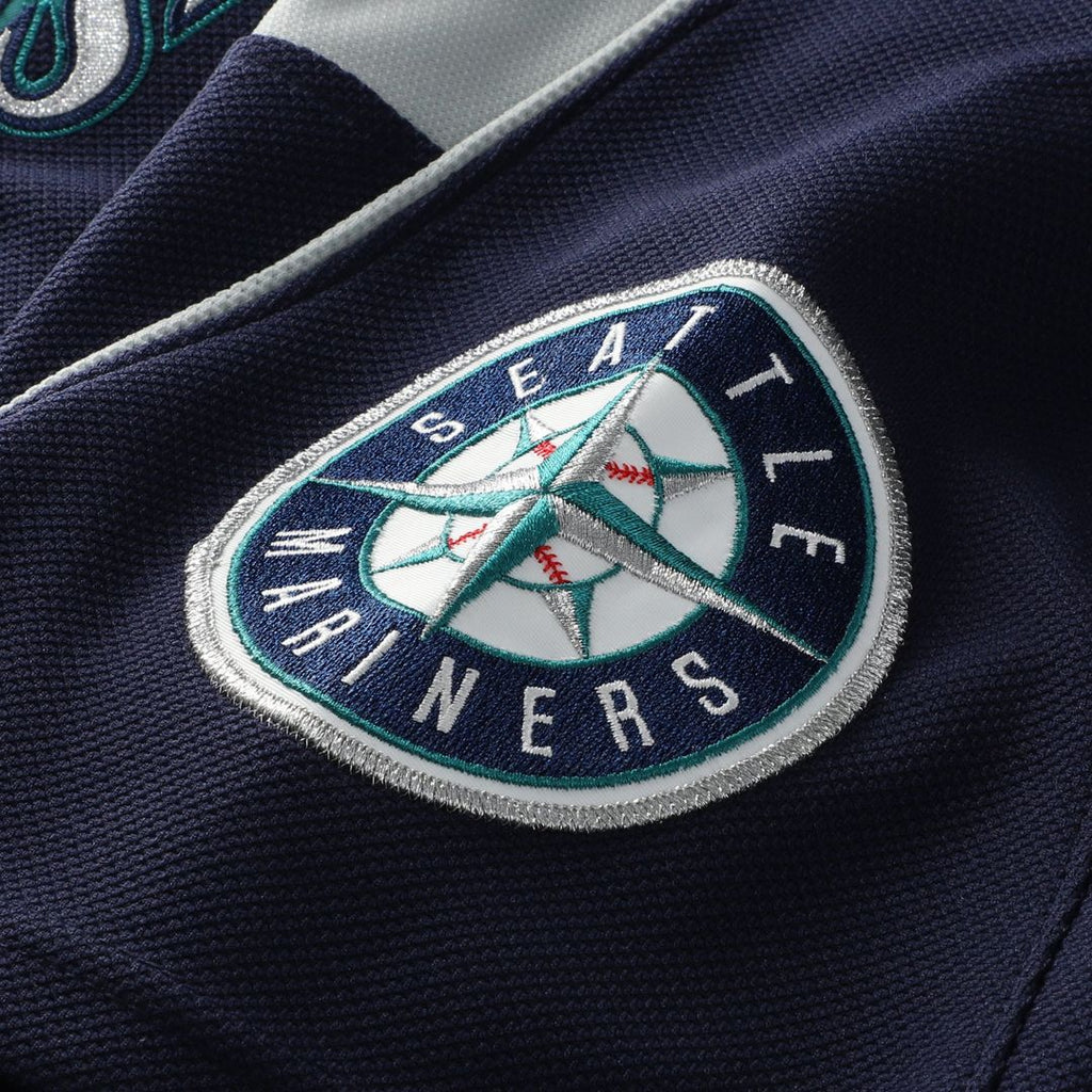 Seattle Mariners Mitchell & Ness Ichiro Suzuki Cooperstown Collection Batting Practice Baseball Jersey - Navy