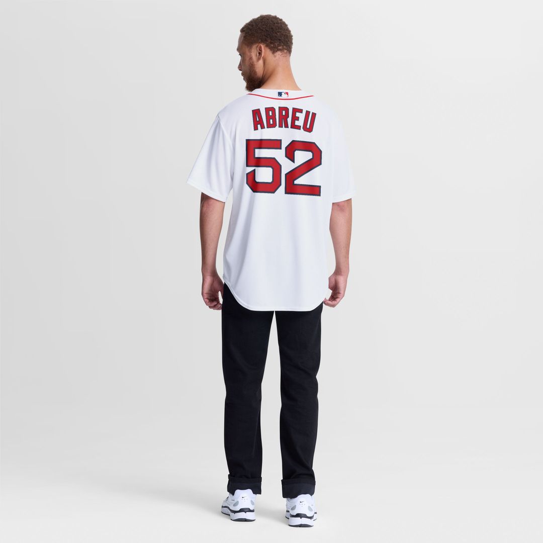 Boston Red Sox Nike Wilyer Abreu Home Replica Baseball Jersey - White