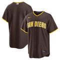 San Diego Padres Nike Road Replica Baseball Jersey - Brown