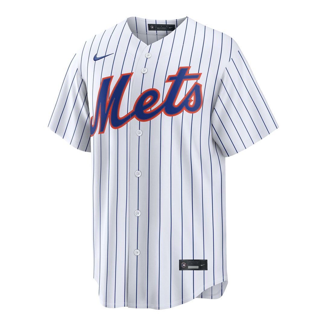 New York Mets Nike Ronny Mauricio Home Replica Baseball Jersey - White