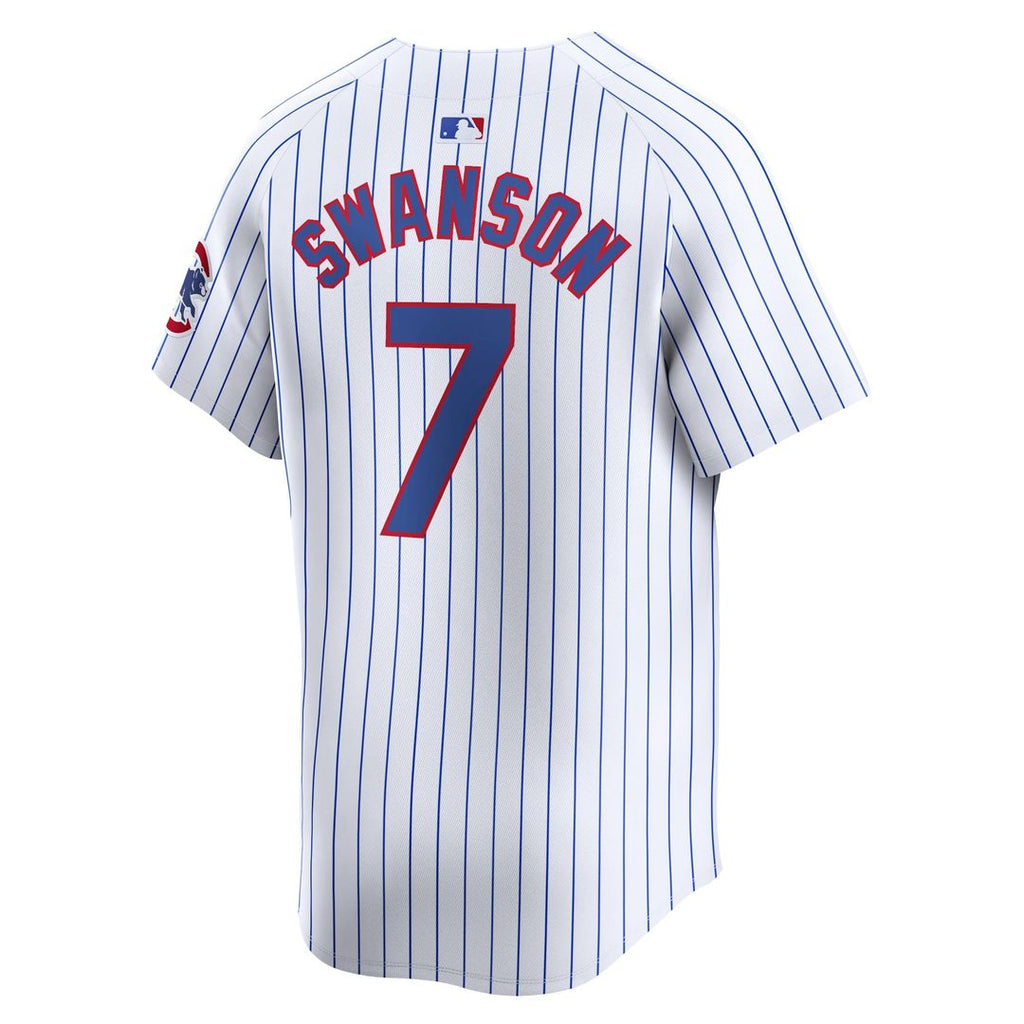 Chicago Cubs Nike Dansby Swanson Home Limited Baseball Jersey - White