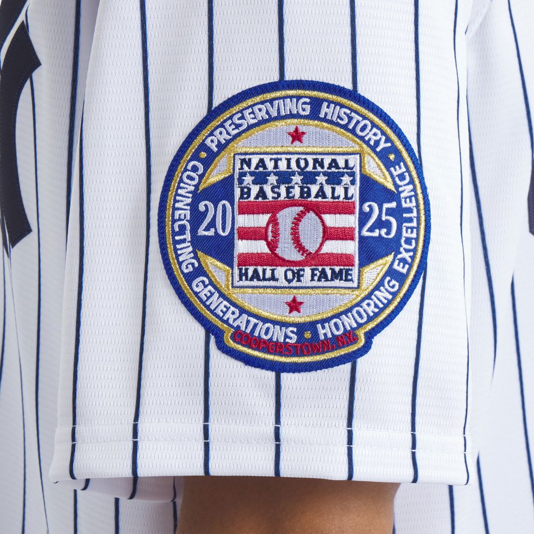New York Yankees Nike CC Sabathia 2025 Baseball Hall of Fame Name & Number Retired Replica Baseball Jersey - White