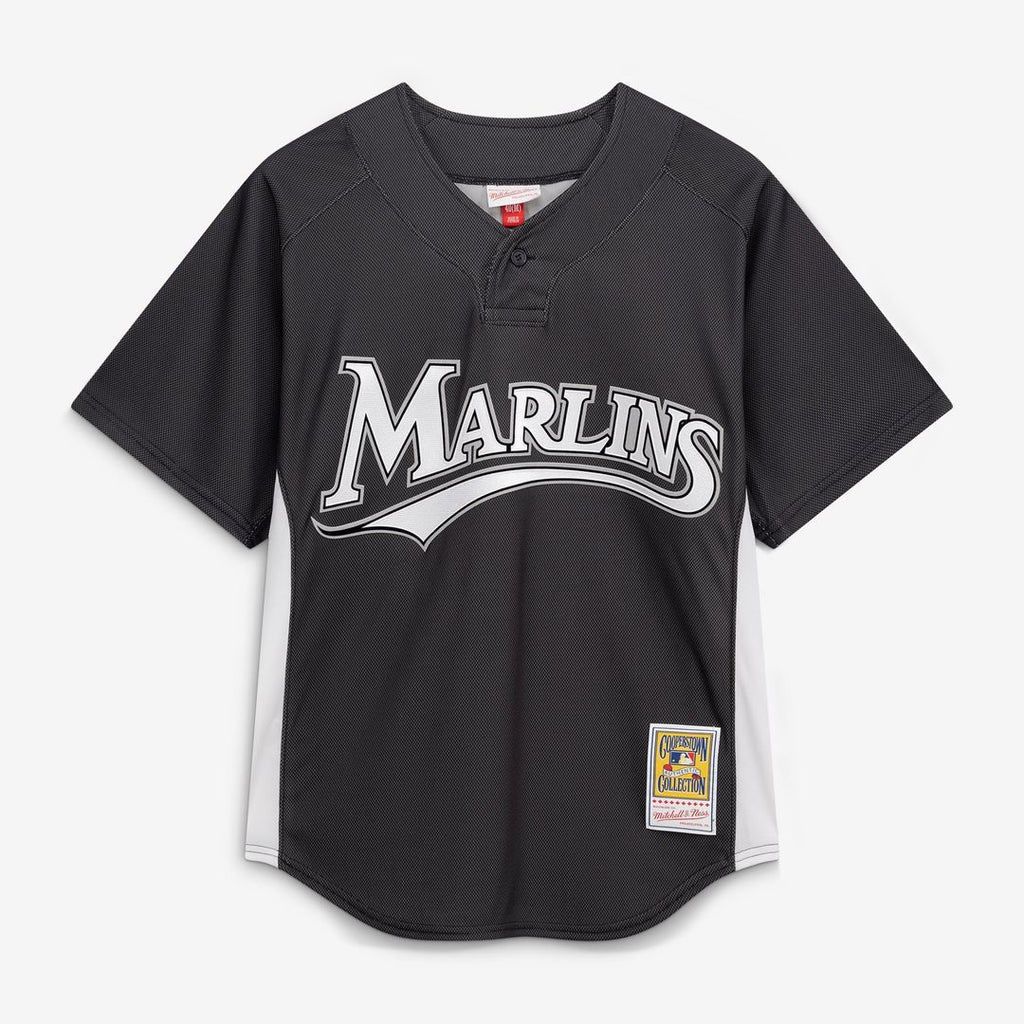 Florida Marlins Mitchell & Ness Dontrelle Willis Authentic Batting Practice Baseball Jersey - Black