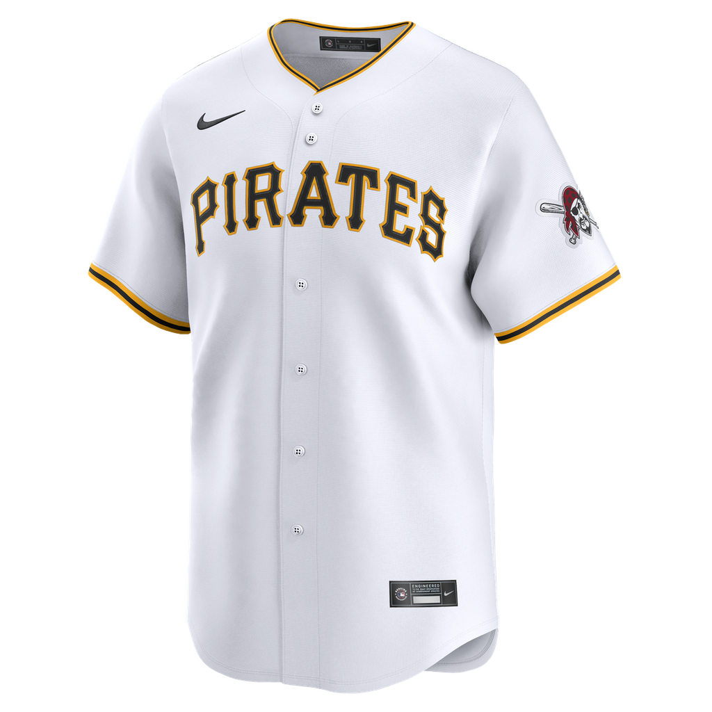 Pittsburgh Pirates Nike Home Limited Baseball Jersey - White