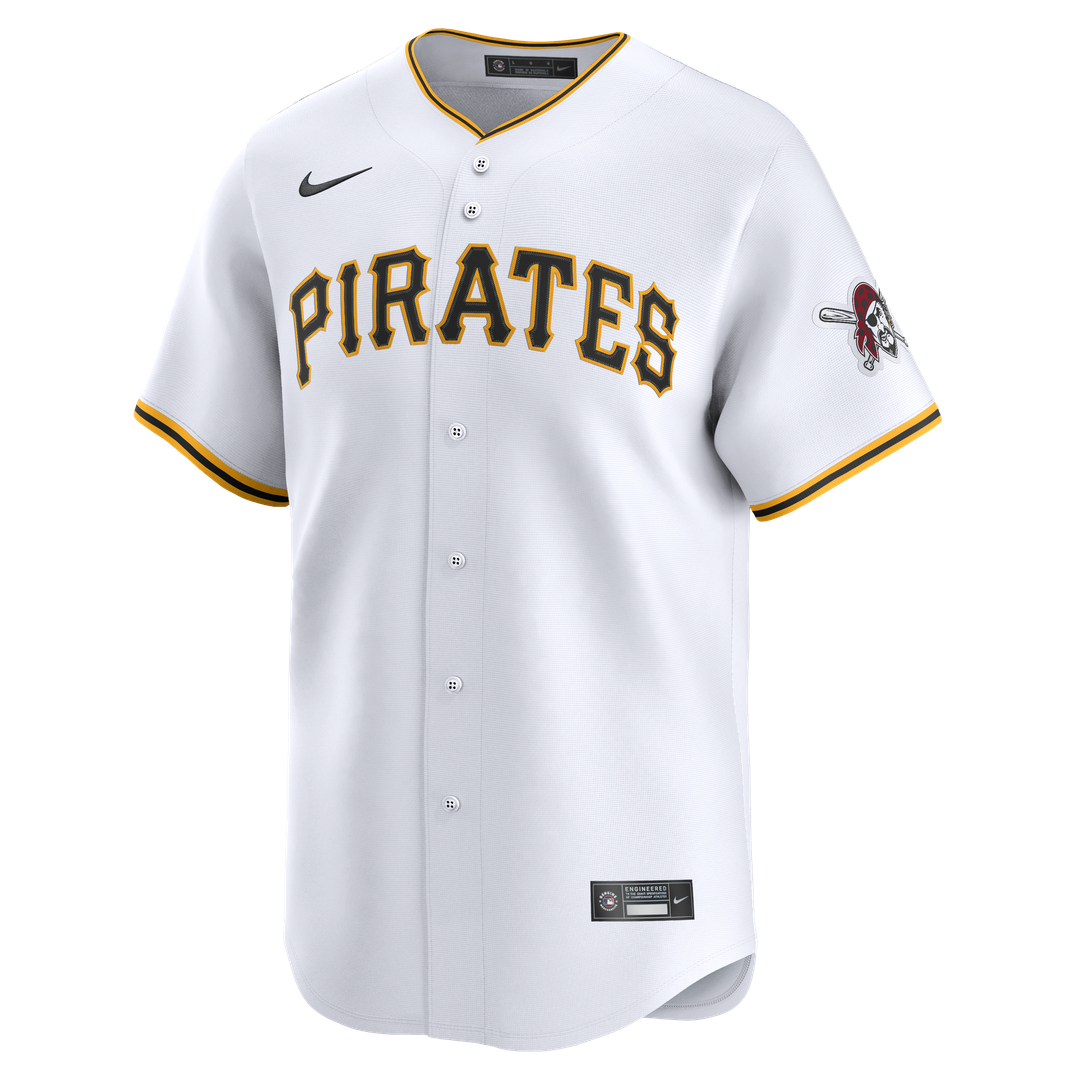 Pittsburgh Pirates Nike Home Limited Baseball Jersey - White