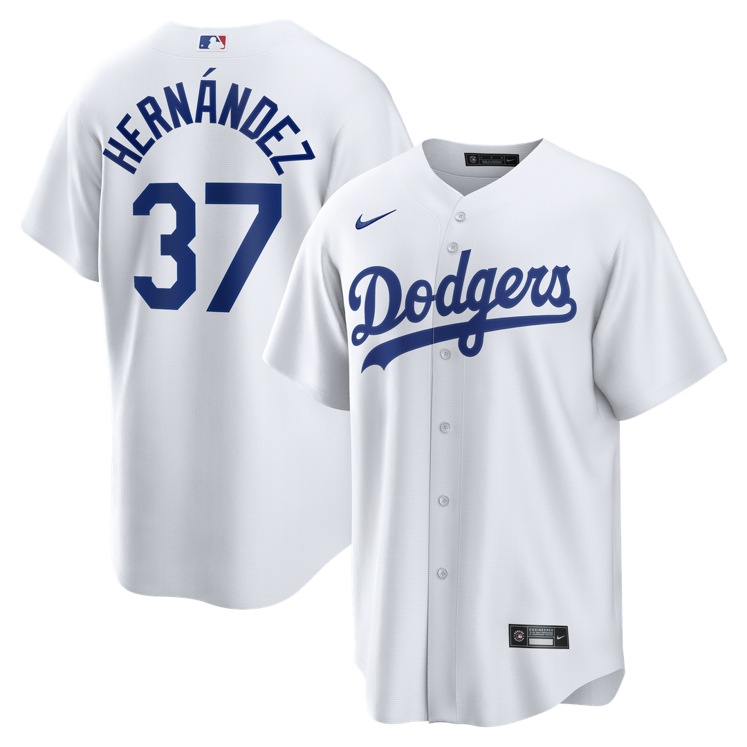 Los Angeles Dodgers Nike Teoscar Hernández Home Replica Baseball Jersey - White