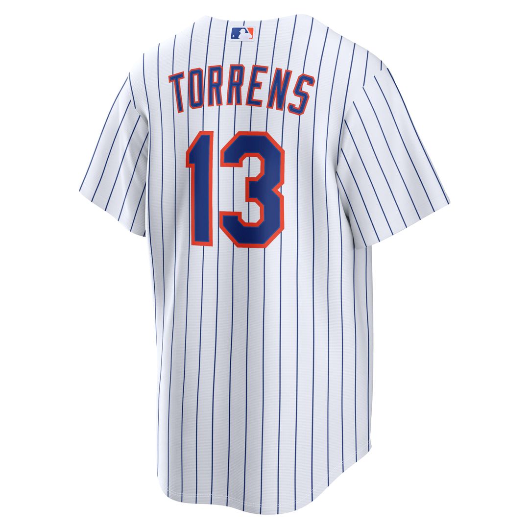 New York Mets Nike Luis Torrens Home Replica Baseball Jersey - White