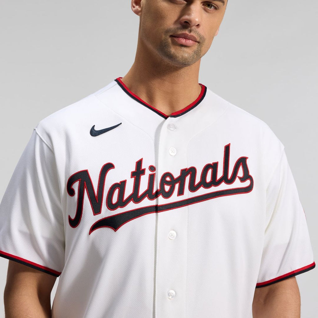 Washington Nationals Nike Home Authentic Baseball Jersey - White