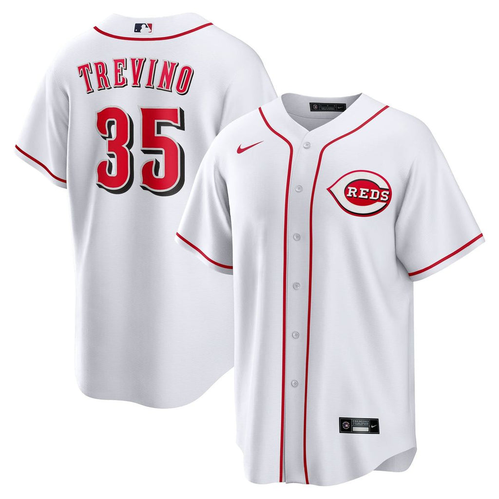 Cincinnati Reds Nike Jose Trevino Home Replica Baseball Jersey - White