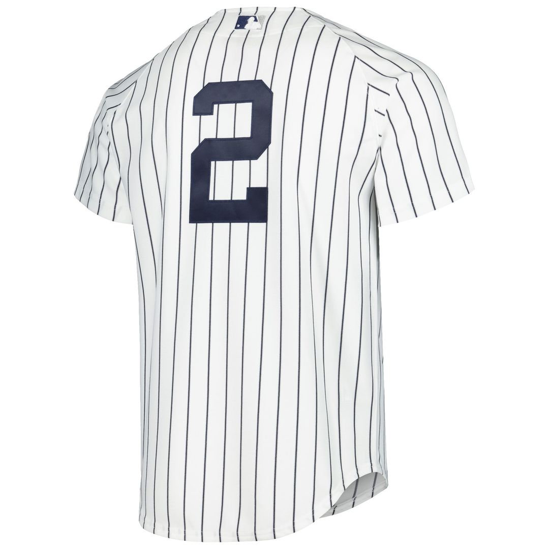 New York Yankees Mitchell & Ness Derek Jeter Cooperstown Collection Authentic Baseball Jersey - White