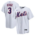 New York Mets Nike Carson Benge Home Replica Baseball Jersey - White