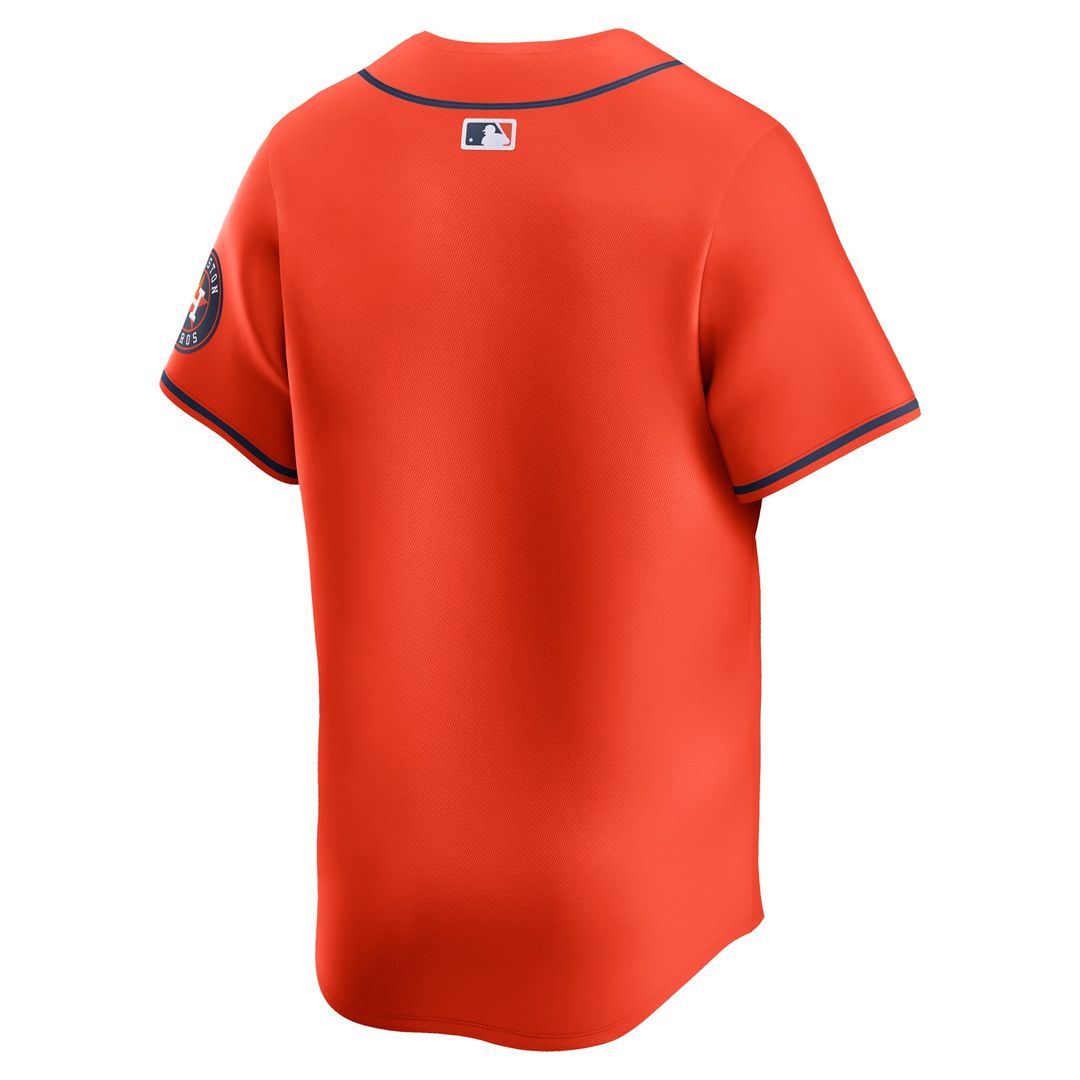 Houston Astros Nike Alternate Limited Baseball Jersey - Orange