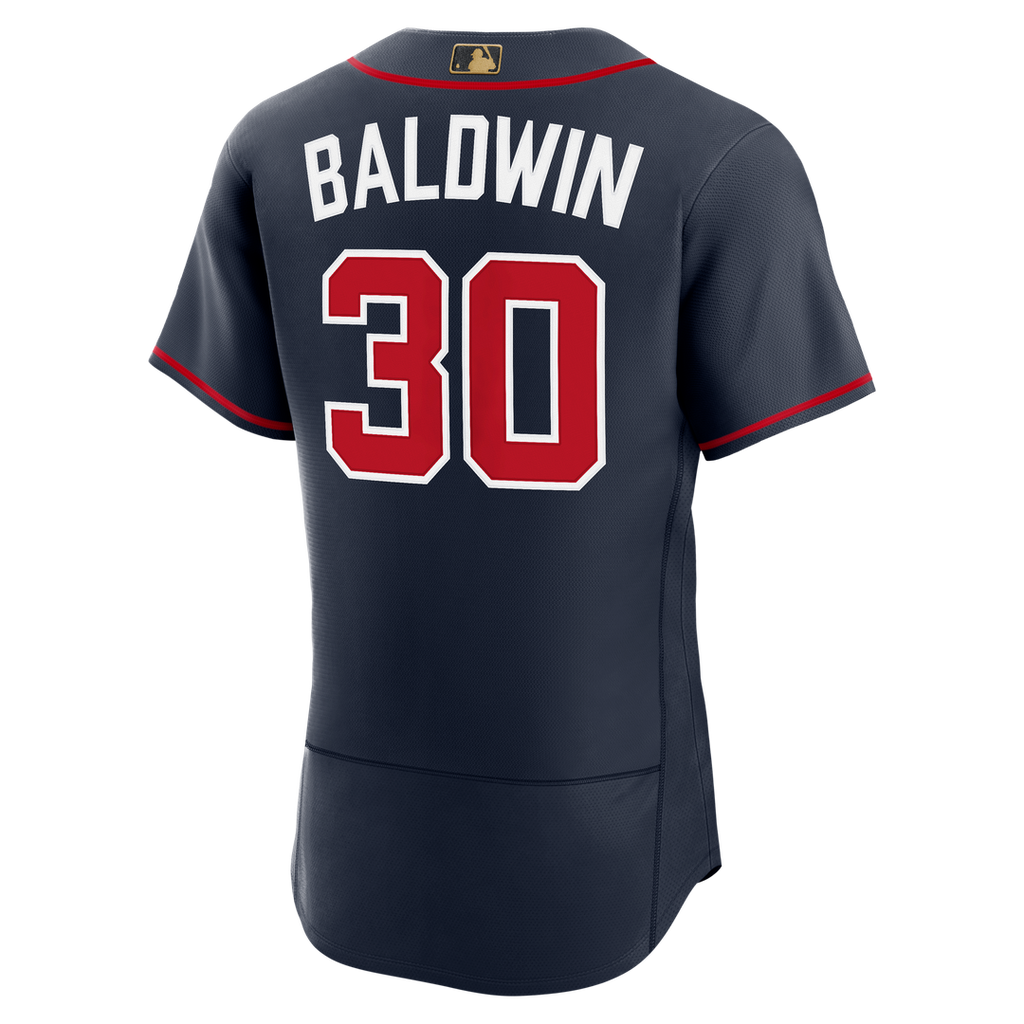 Atlanta Braves Nike Drake Baldwin Alternate MLB Awards Authentic Baseball Jersey - Navy