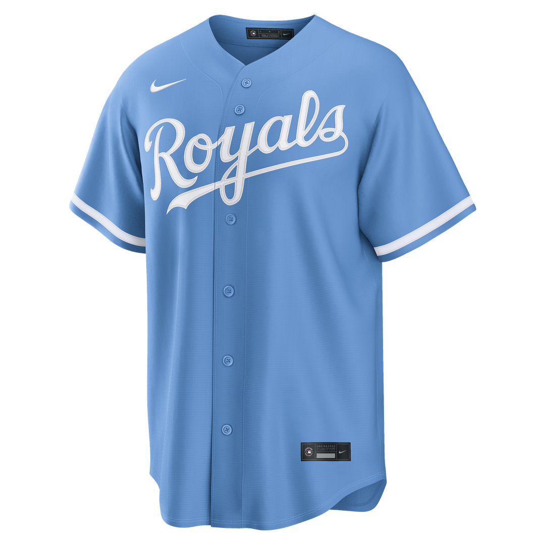 Kansas City Royals Nike Bobby Witt Jr. Road Replica Baseball Jersey - Gray